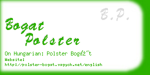 bogat polster business card